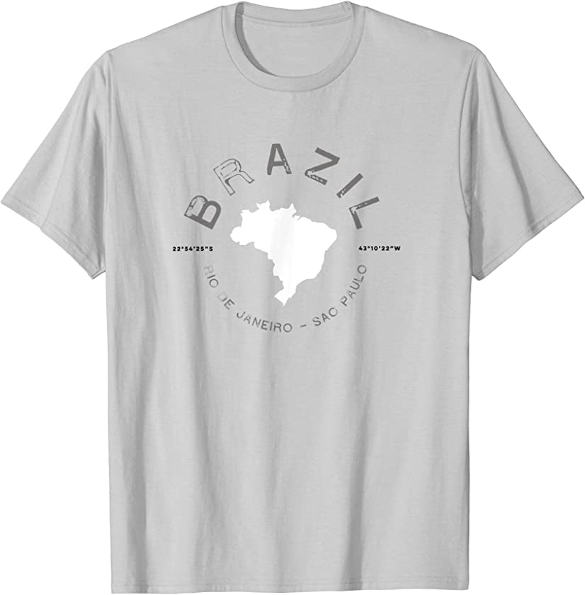 Brazil Retro Vintage Sao Paulo Graphic T-Shirt