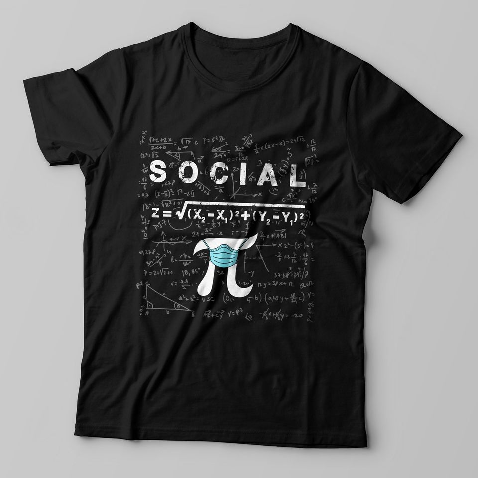 Mathematics Social Distance Gift Standard/Premium T-Shirt