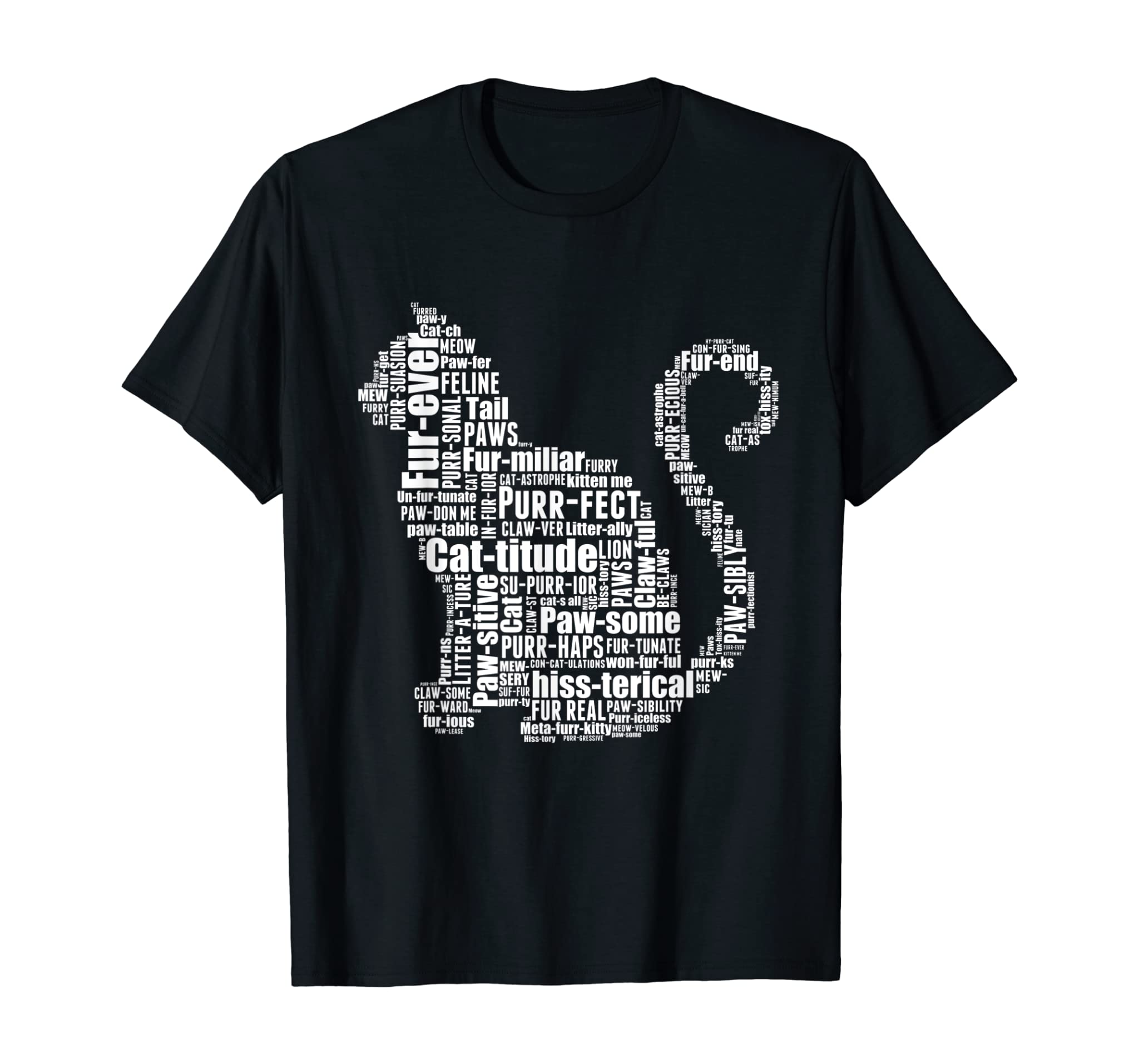 Cat t-shirt with awesome puns! LOVE Cats? Wear this!