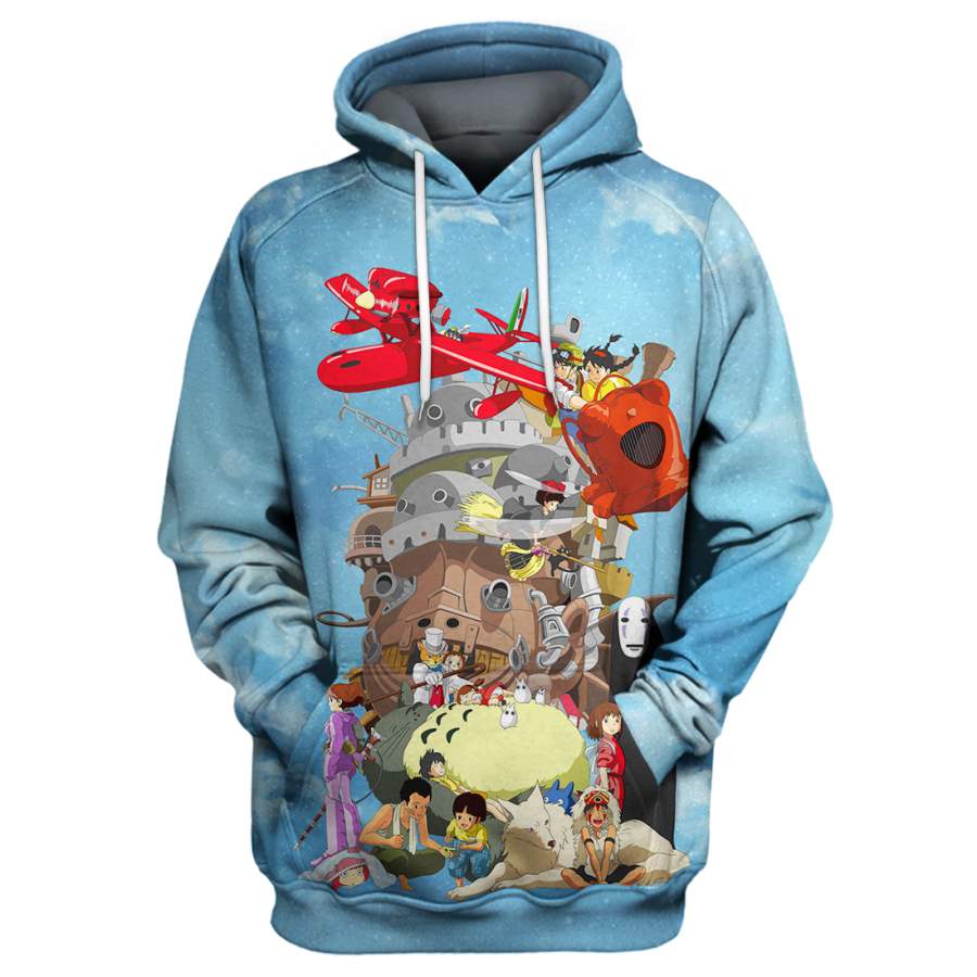 Studio Ghibli 3D print Shirt