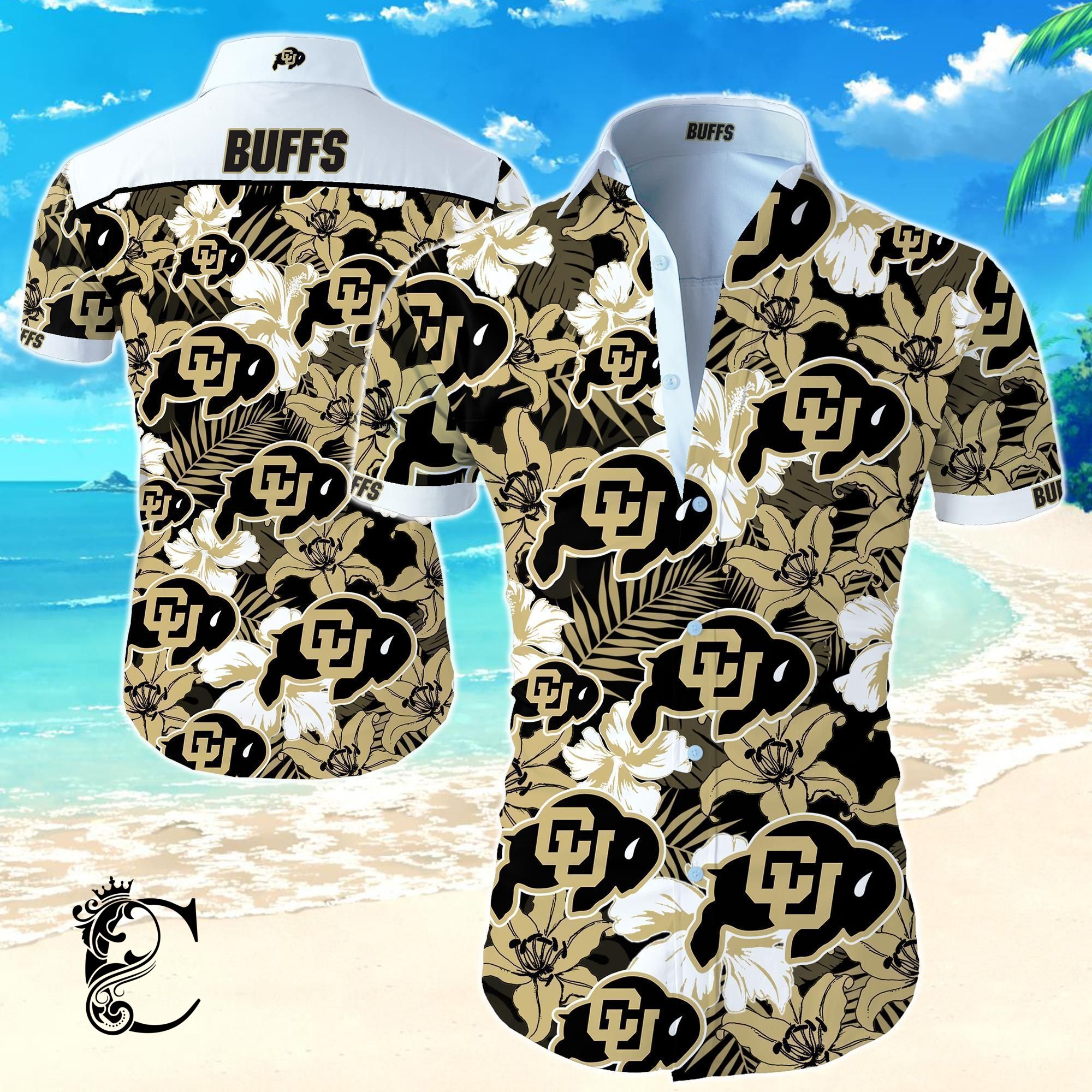 Beach Shirt Colorado Buffaloes Hawaiian Shirt- Chillicothemall