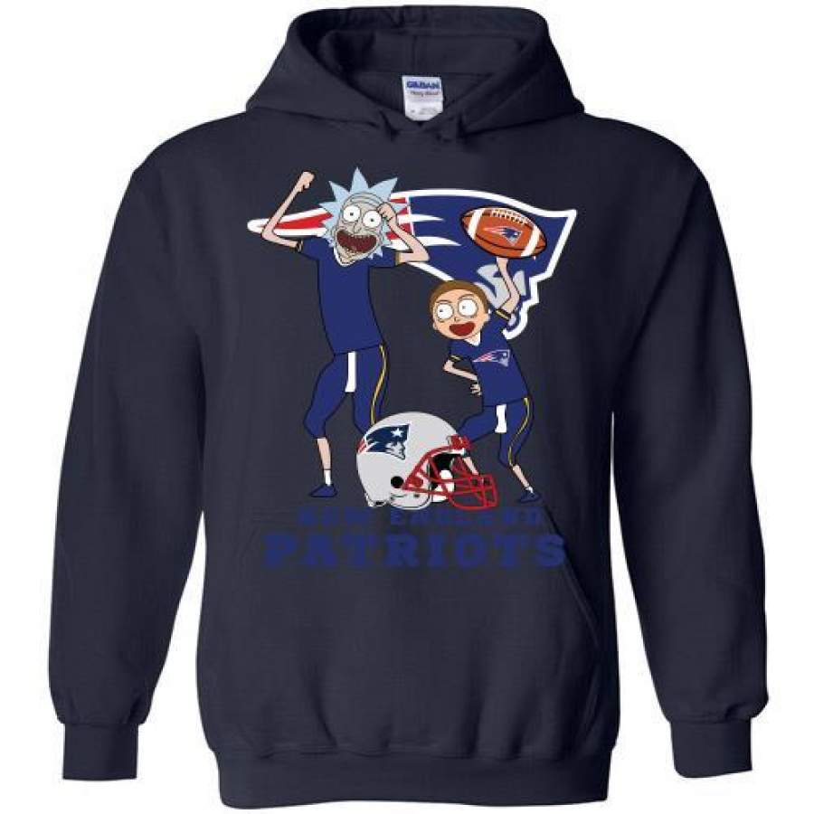 Rick And Morty New England Patriots Gift Hoodie