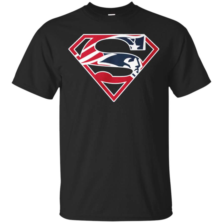 AGR New England Patriots SM superhero Fan Cotton T Shirt