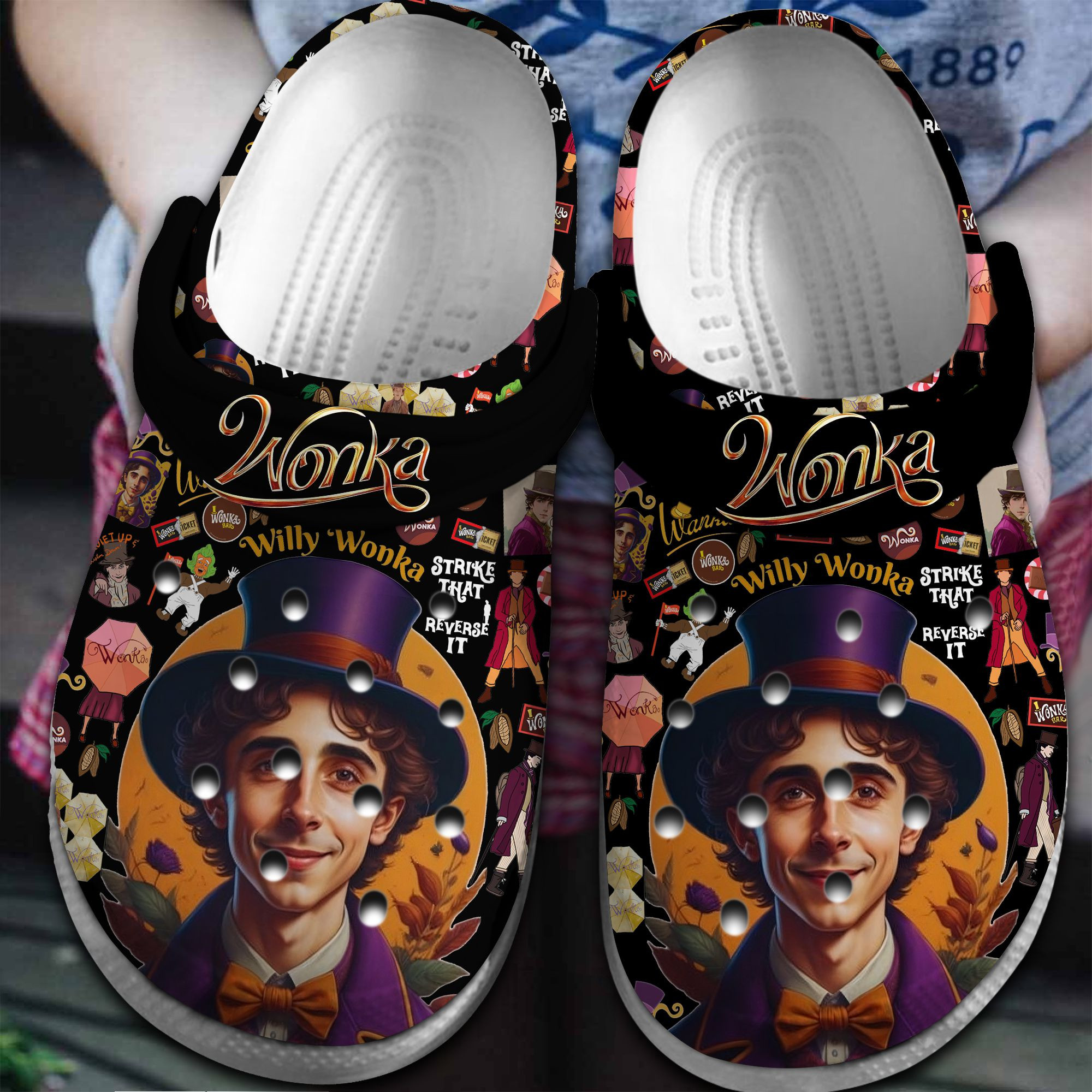 Wonka Movie Crocss Clogs For Men Women And Kid Bm1411-2174