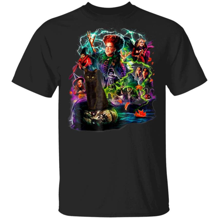 Halloween Horror Hocus T shirt Cat Pocus