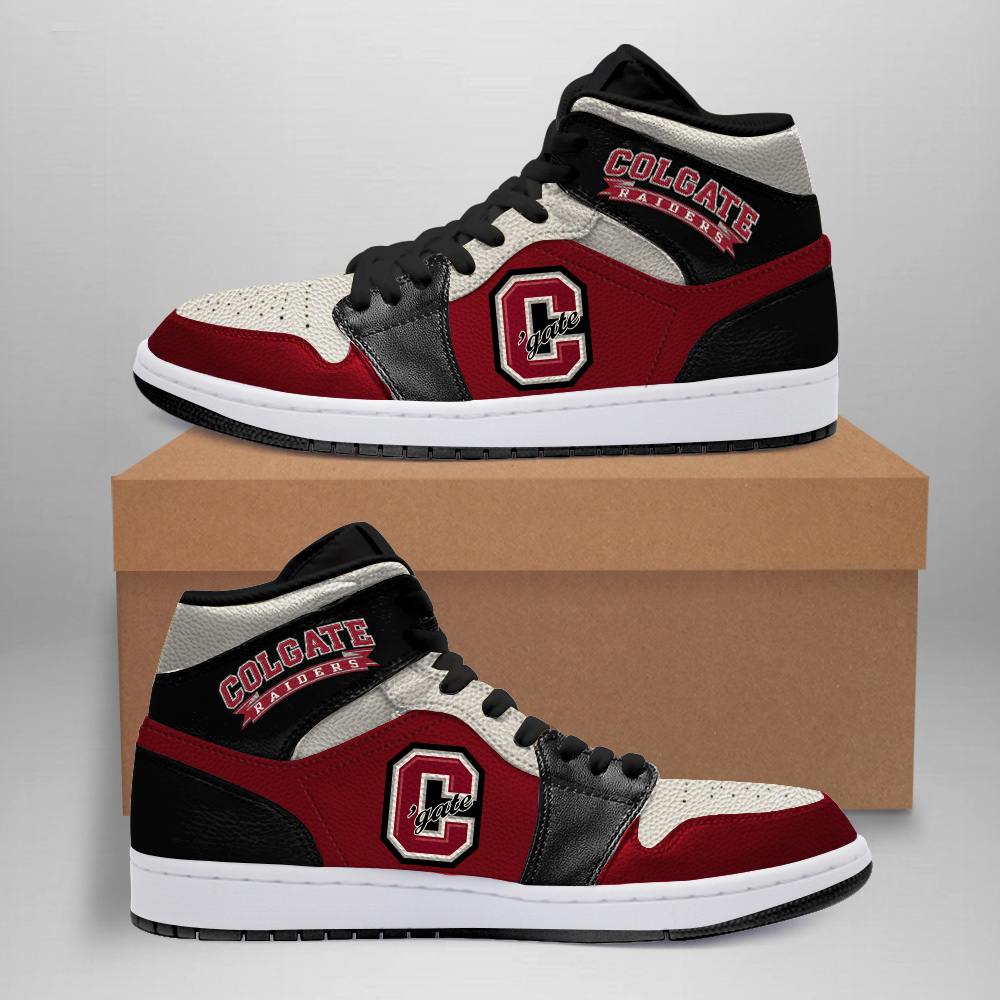 Colgate Raiders Black Air Jordan Sneakers Shoes