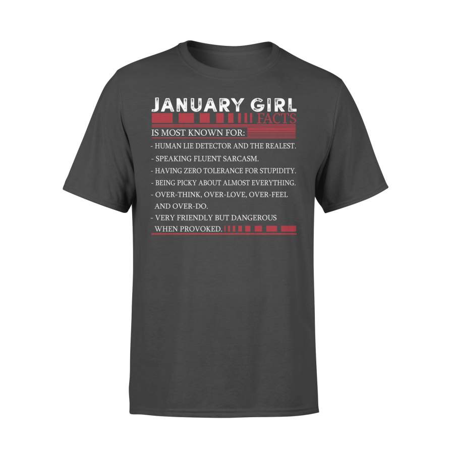 Best January Girl Facts Shirt