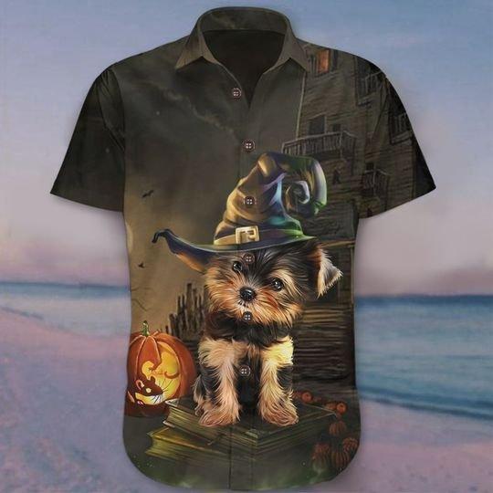 Yorkie Halloween Hawaiian Shirt | For Men & Women | Adult | Hw8965