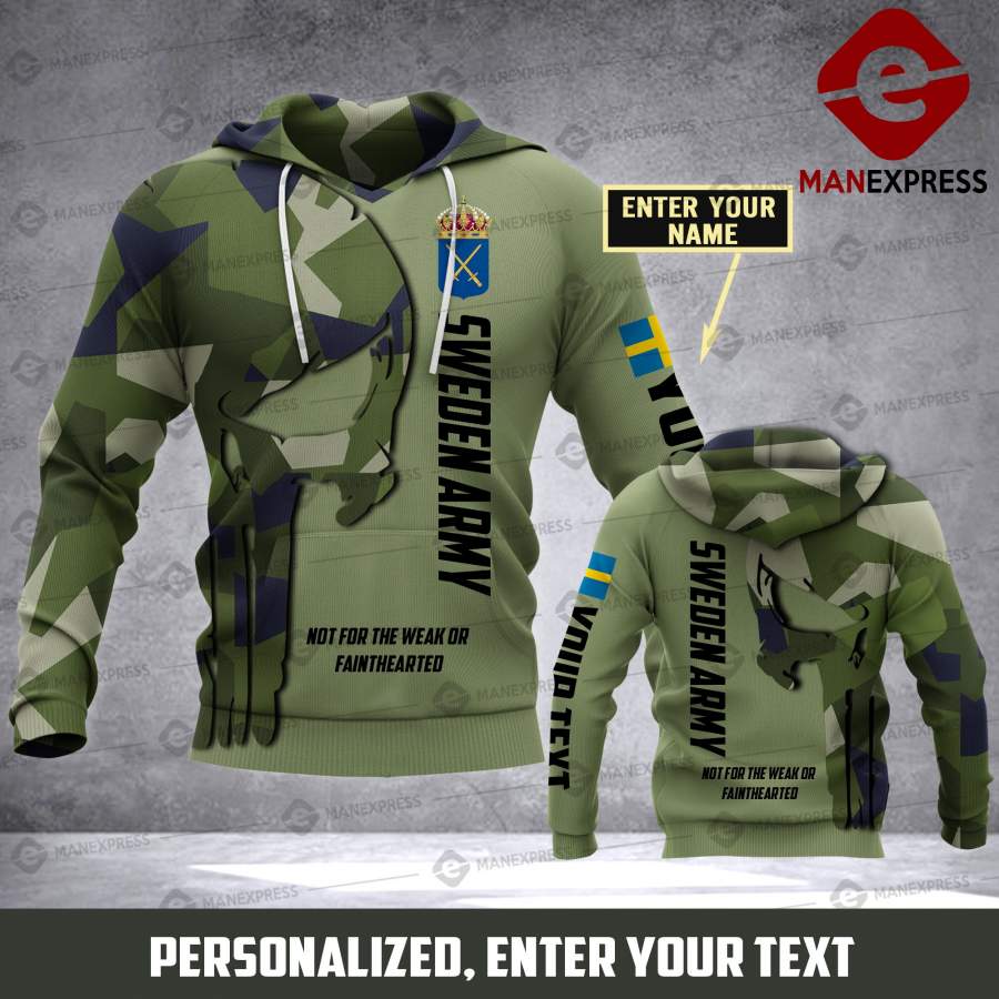 VH CUSTOMIZE SWEDEN ARMY 2802 – 3D ALL OVER PRINT