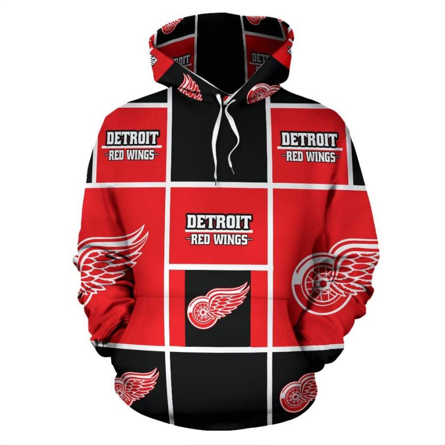 Detroit Red Wings Hoodies All Over Print