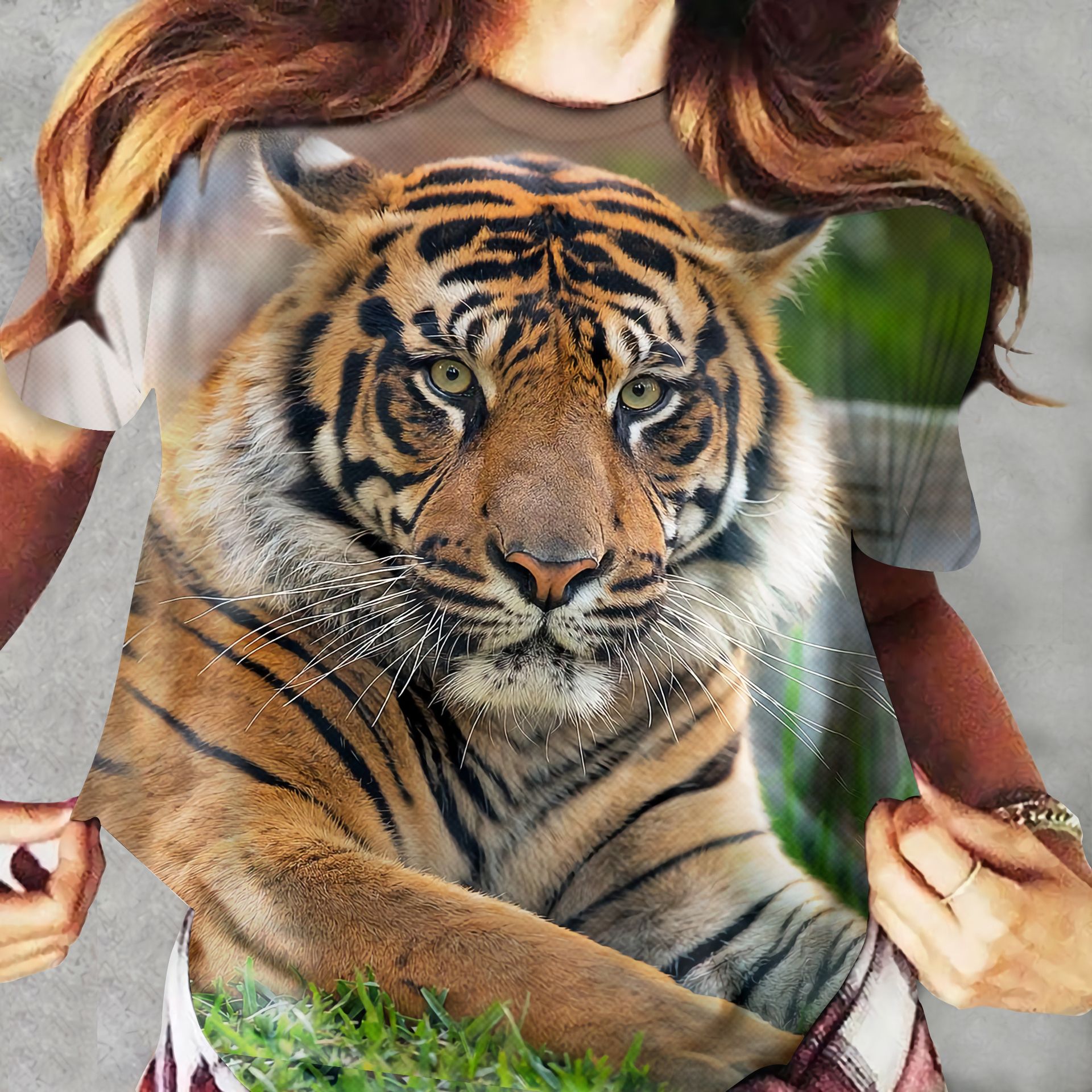 Tiger Ver03 Dadj170721Ltl Unisex 3D T-Shirt All Over Print