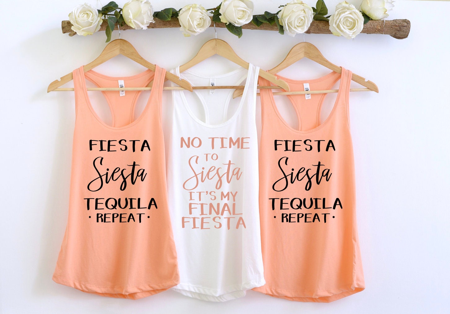 Bachelorette Party Shirts, Bachelorette Gift, Fiesta Siesta Tequila Bachelorette Tanks, Girls Trip Shirts, Vacation Mexico Bachelorette