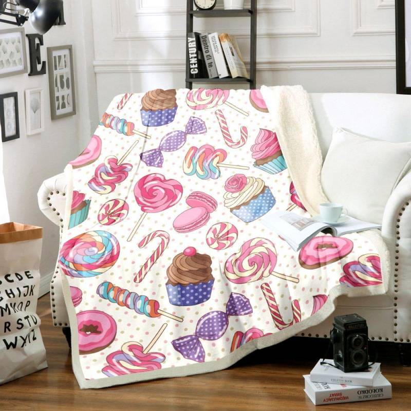 Sweet Candy CG1712096TT Sherpa Fleece Blanket