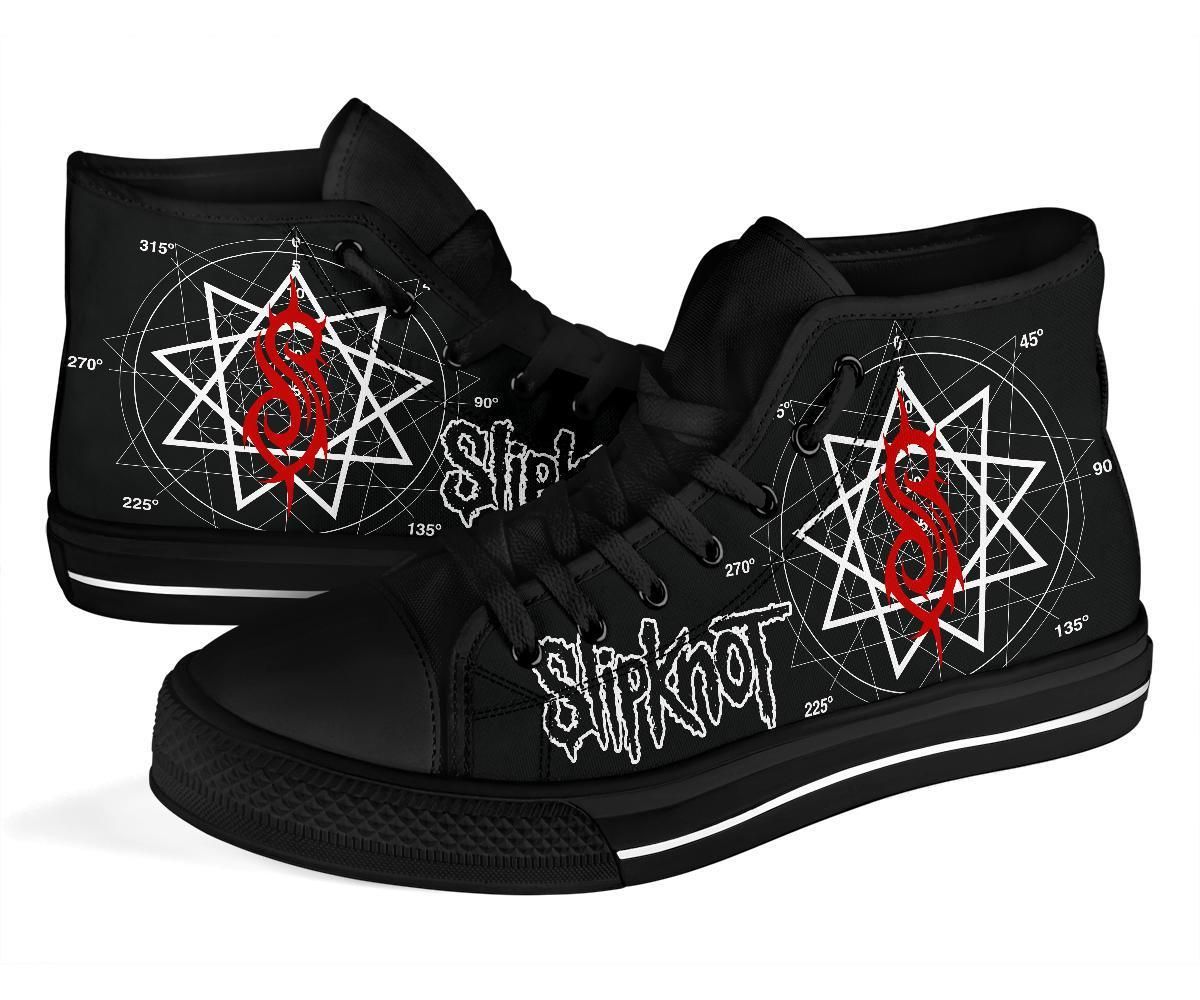 Slipknot Sneakers Rock Band High Top Shoes Fan High Top Shoes VA95