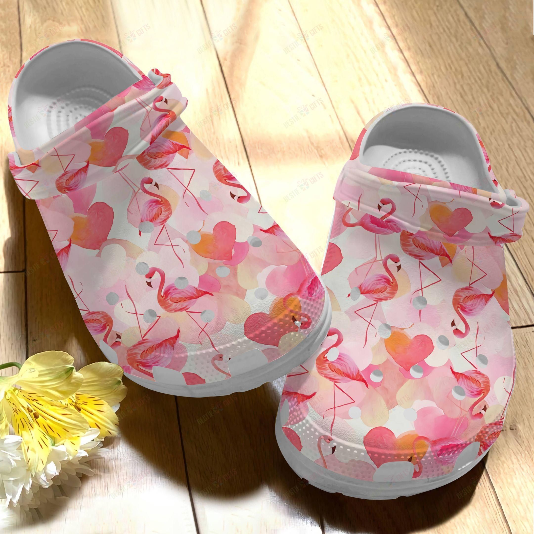 Flamingo Crocs Classic Clog Flamingo Love Shoes – Justbeperfect Shop