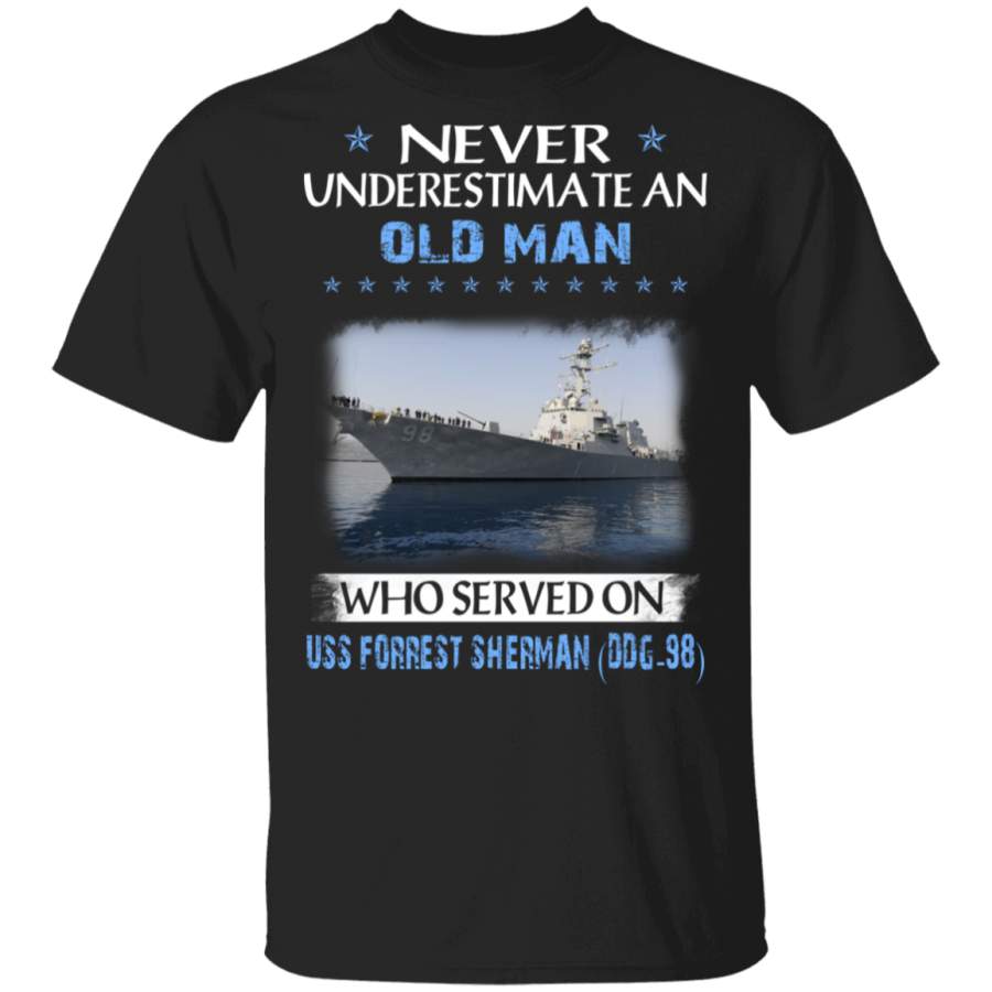 USS Forrest Sherman DDG-98 Veterans Day Christmas Gift T-Shirt