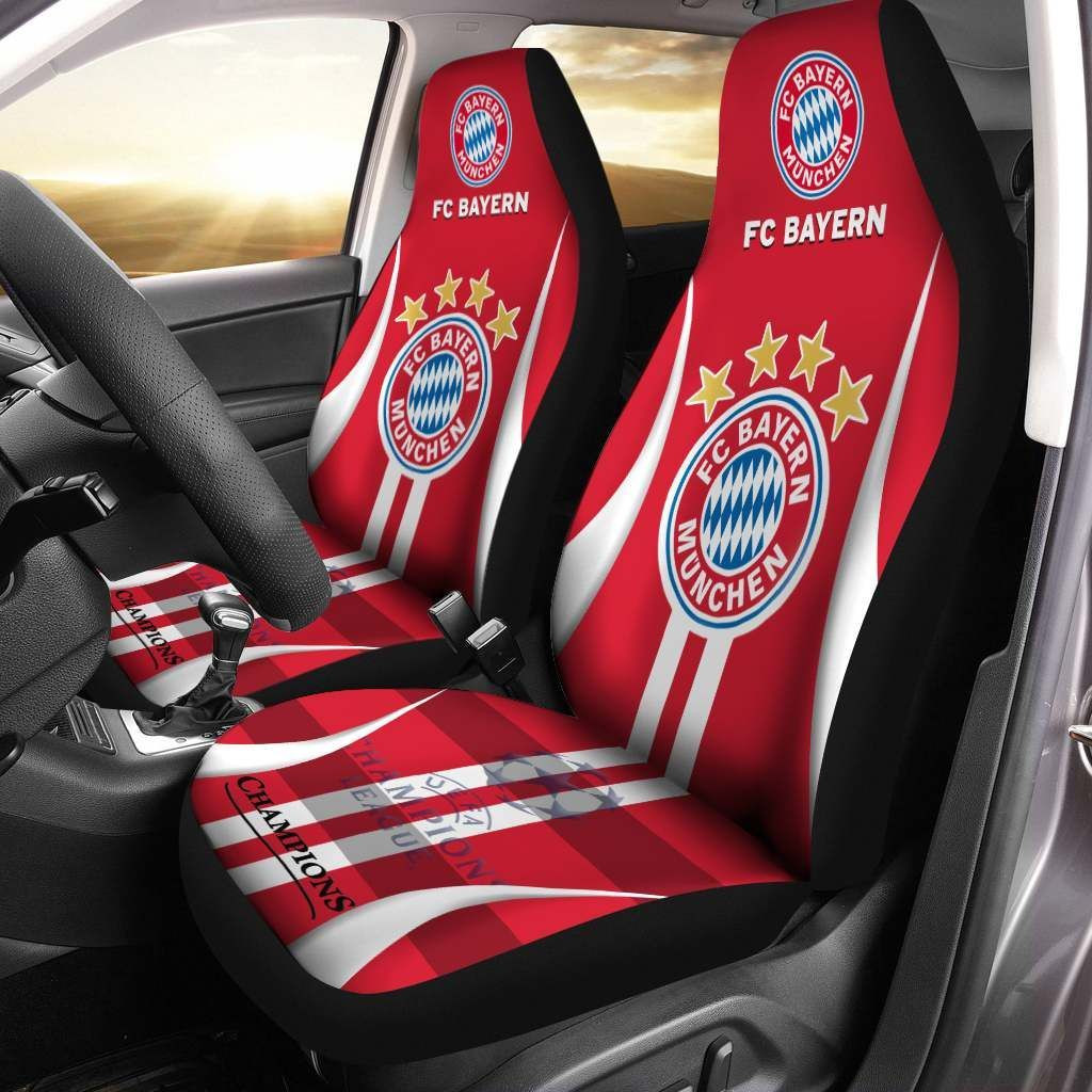 Bayern Muchen Car Seat Cover Ver 77 (Set Of 2)