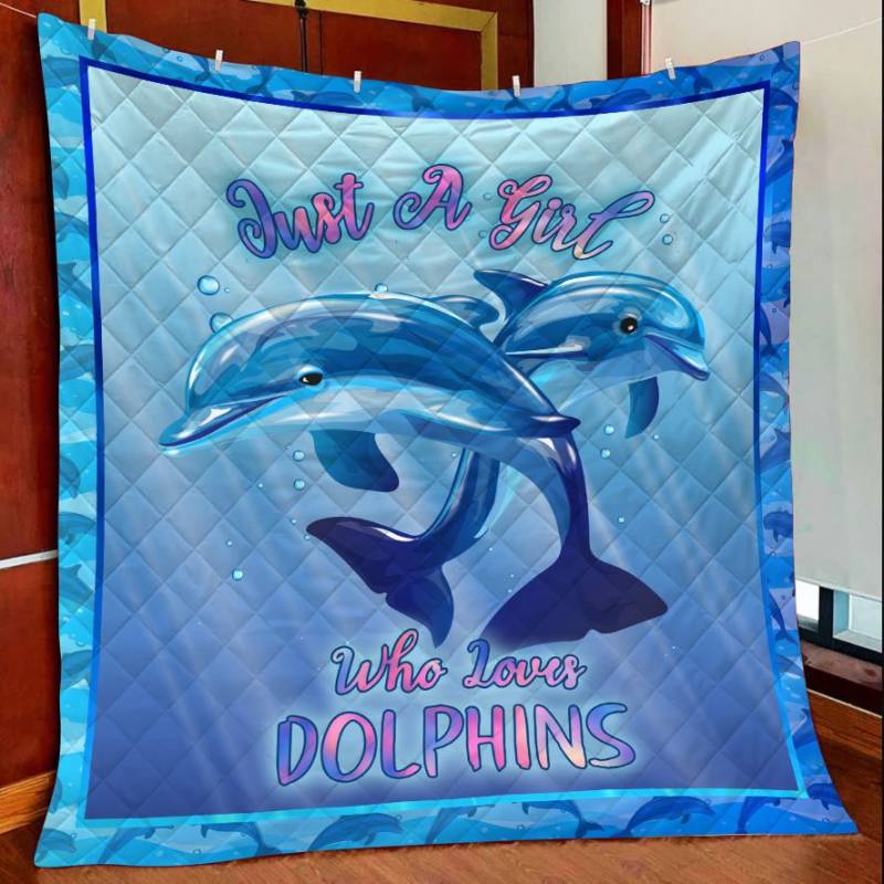 Amazing Dolphin HT17807 – Quilt Blanket