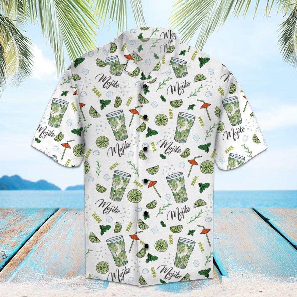 Amazing Mojito Green White Hawaii Shirt For Men Women Adult Ha16632