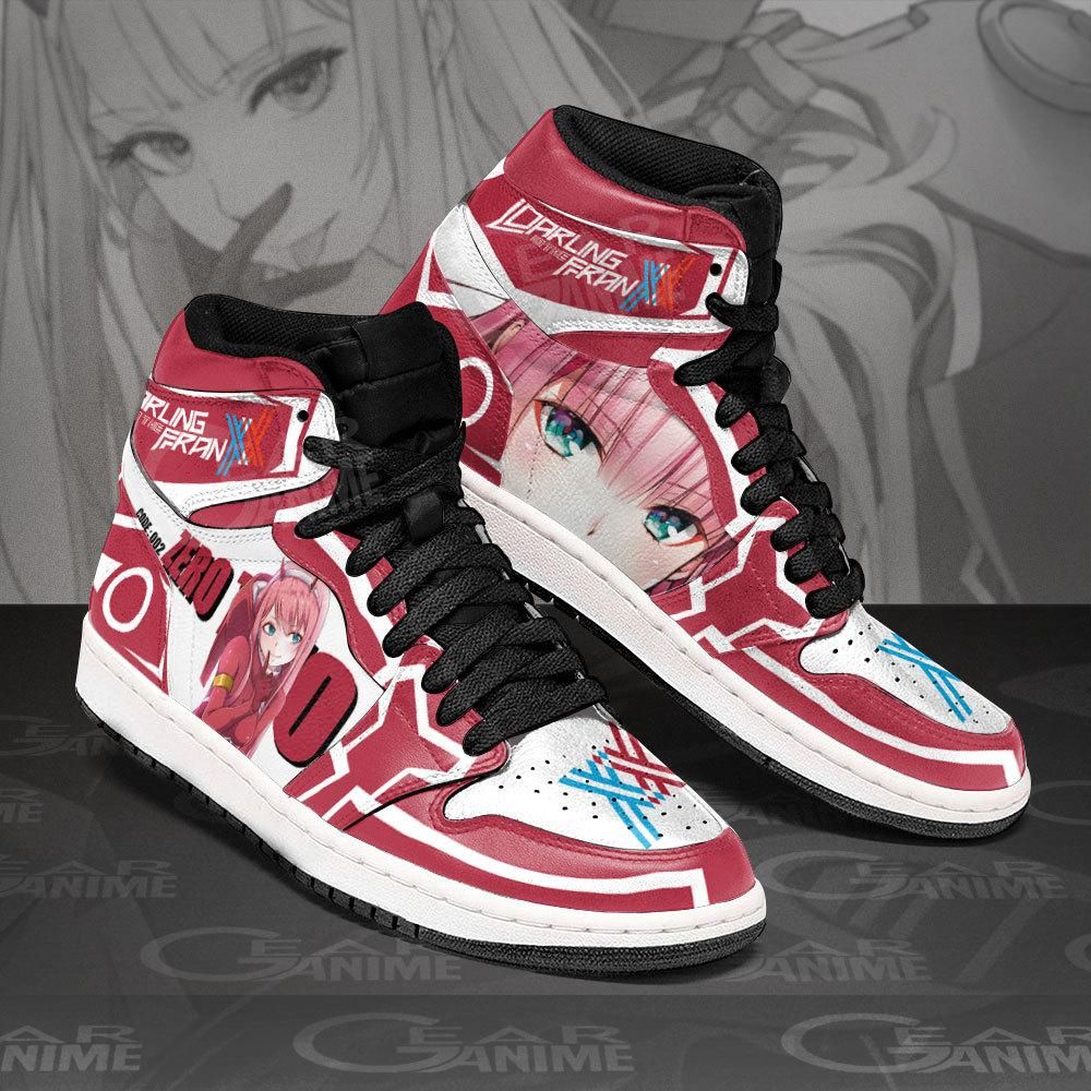 Zero Two Darling In The Franxx Sneakers Code 002 Custom Shoes Unisex Men Women