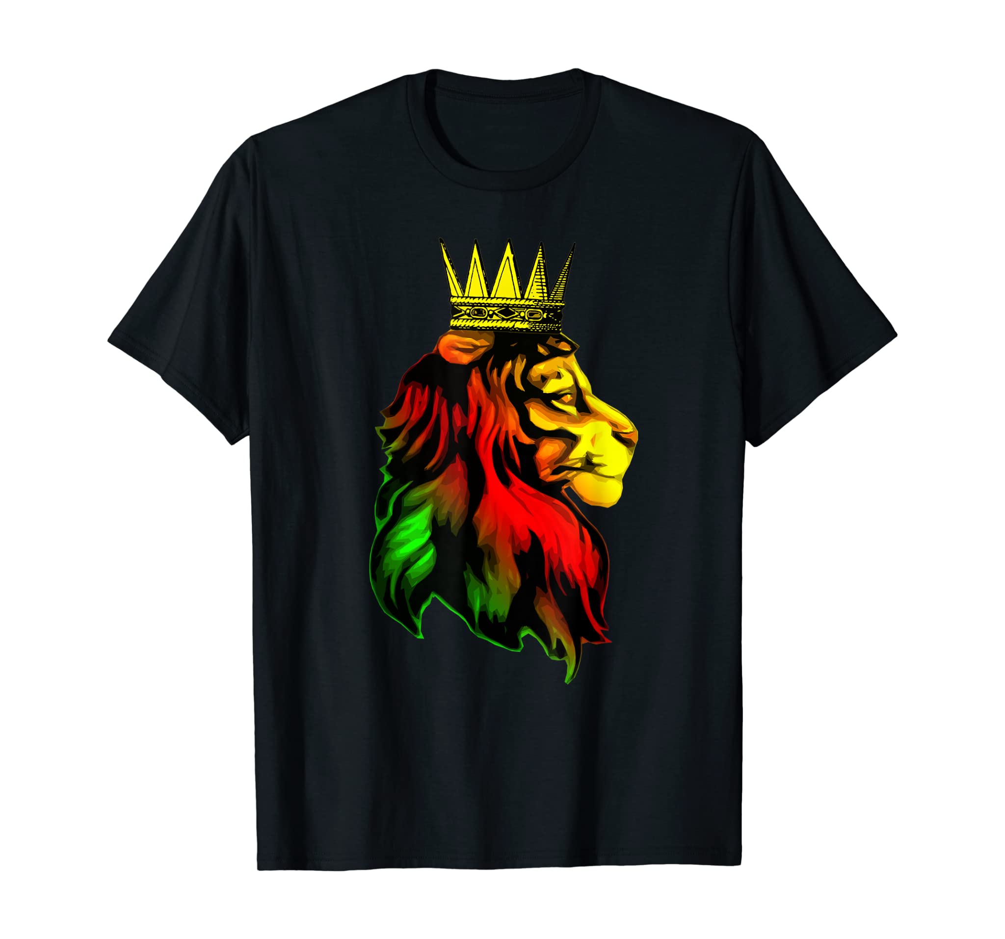 REGGAE RASTA LION – Rastafarian – Jamaican – Music T-Shirt