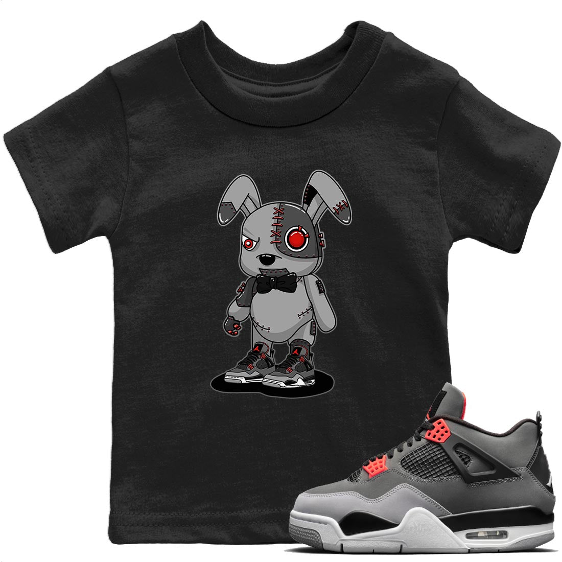 Cyborg Bunny T-Shirt – Air Jordan 4 Infrared Baby & Youth