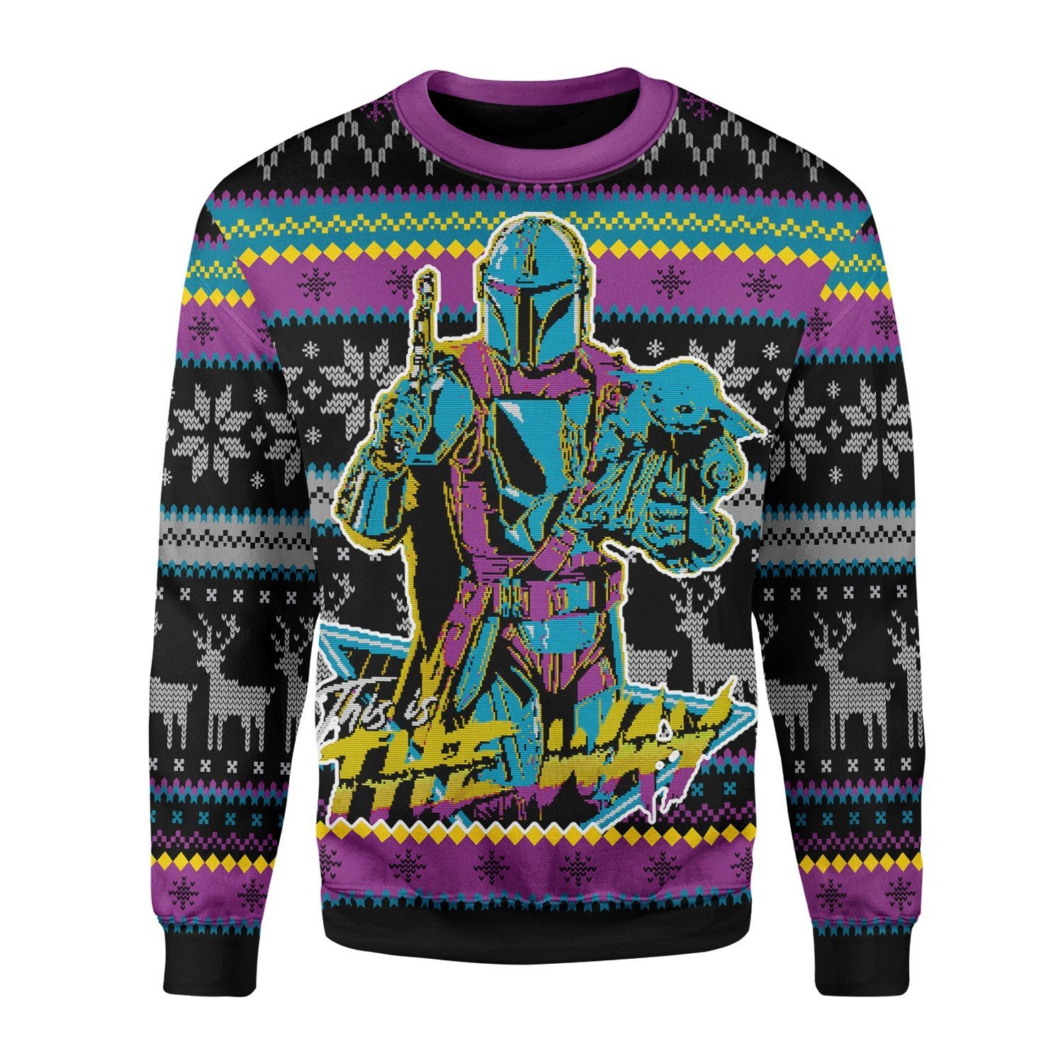 80s The Way Christmas Ugly Sweater | Unisex | Full Size | Adult | Colorful | US3622