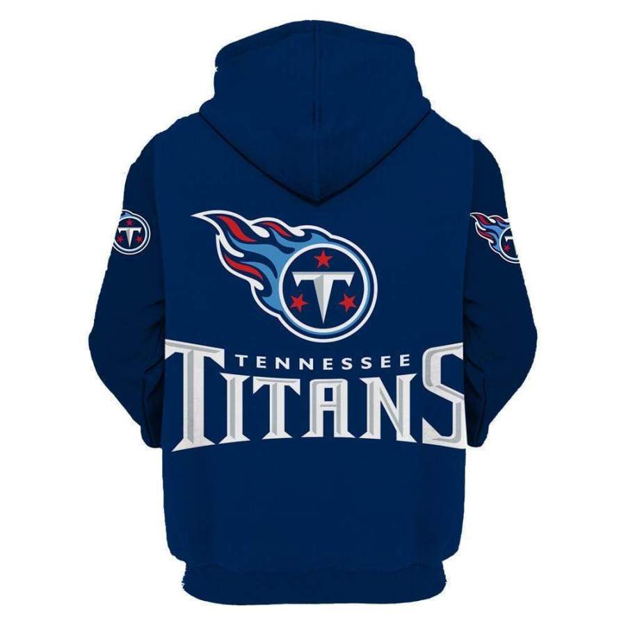 Tennessee Titans 3D Printed Hooded Pocket Pullover Sweater