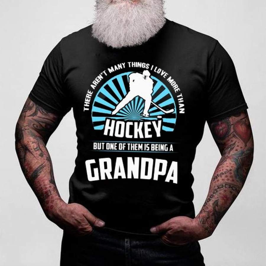 This Grandpa Loves Hockey T-Shirt