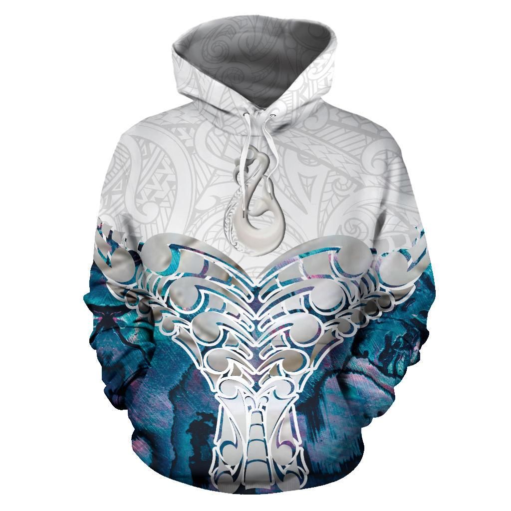 Whale Tail Manaia New Zealand Custom Hoodie K5