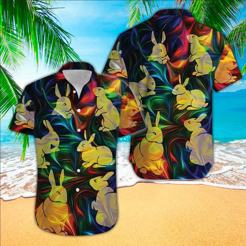 Bunny Easter Hawaiian Shirt – Easter Hawaiian Shirts For Men & Women