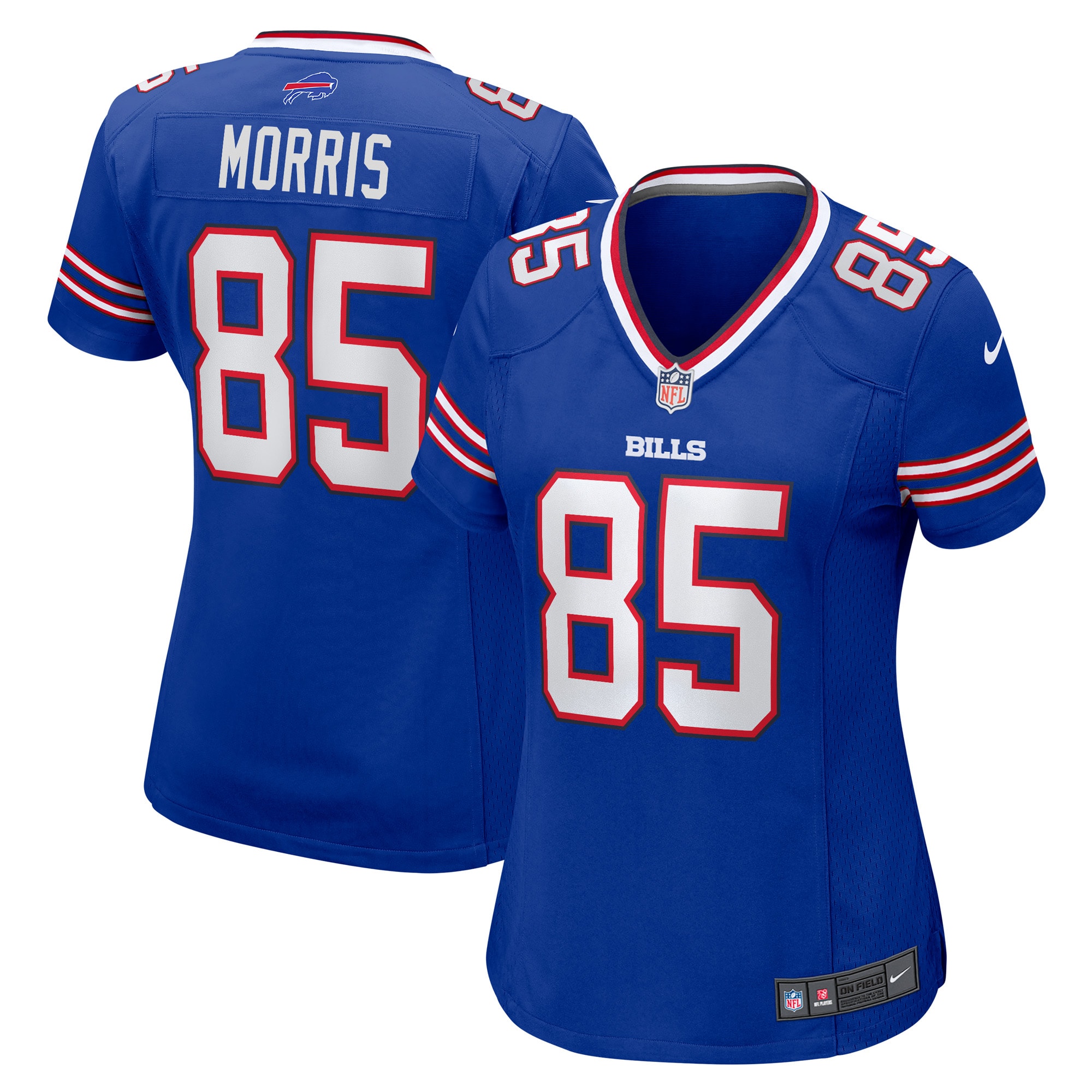 Women’s Buffalo Bills Quintin Morris Royal Game Player Jersey