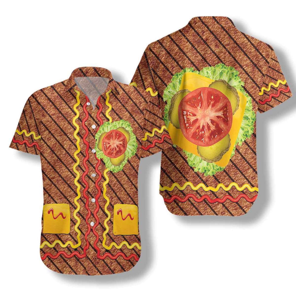 Burger Aloha Hawaii Shirts For Men Women Ha90647