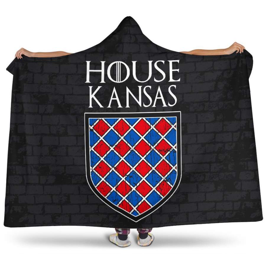 Kansas Jayhawks Fans Unofficial House Kansas Hoodie Blanket Snuggie