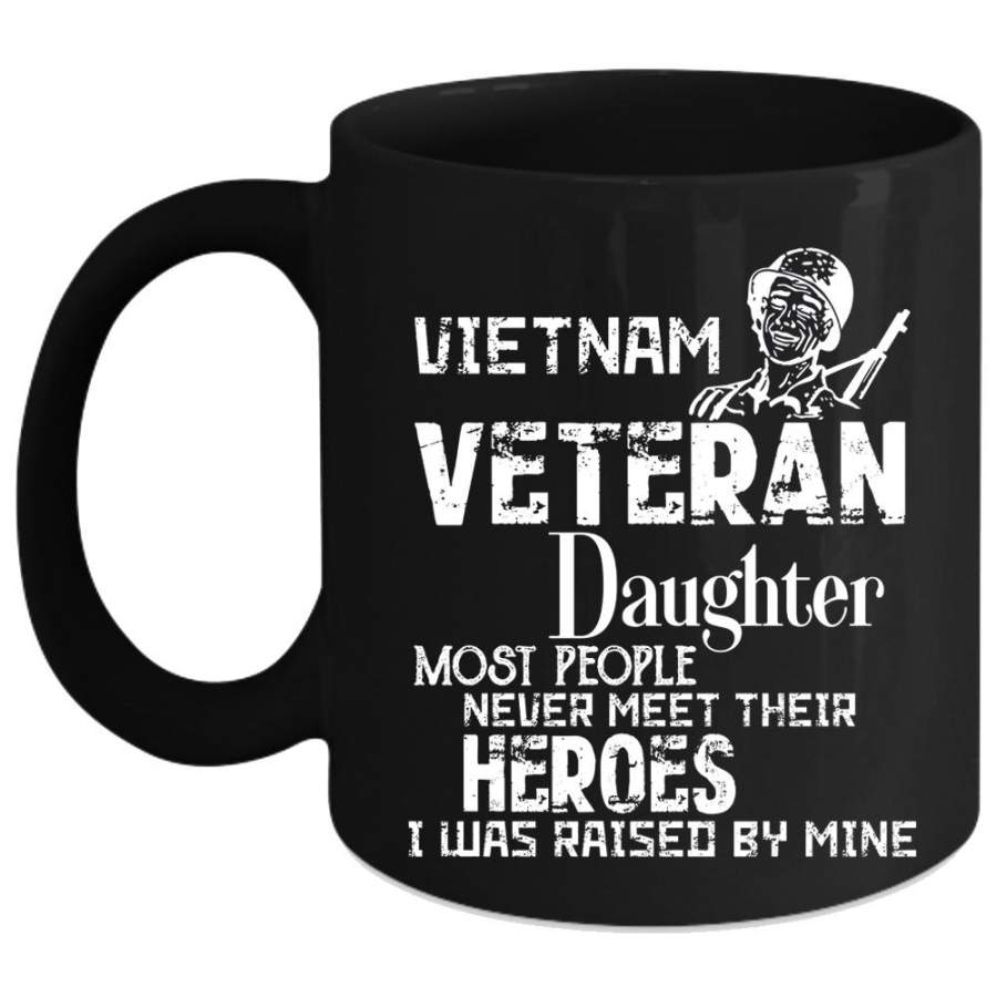 Vietnam Veteran Daughter Coffee Mug, Cool Veteran’s Daughter Coffee Cup
