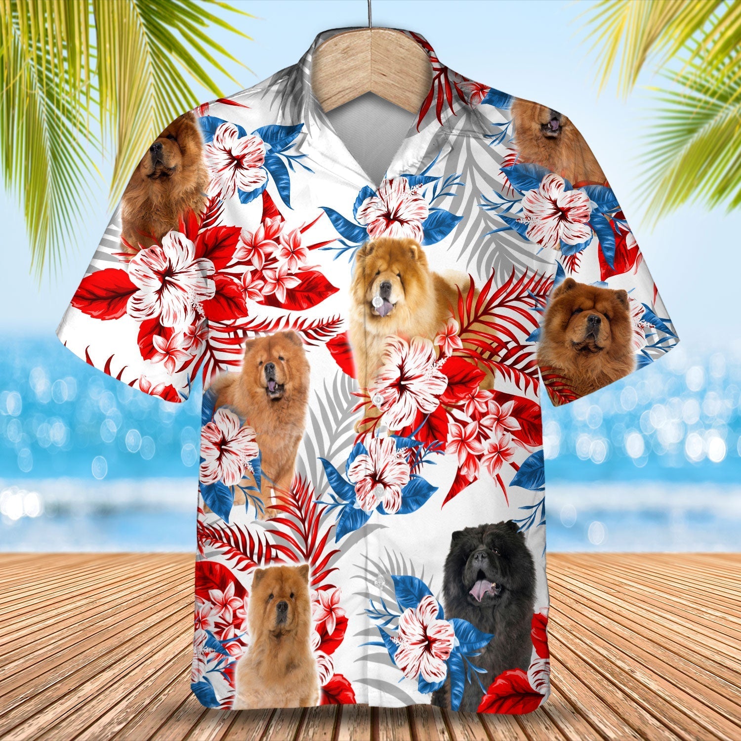 Chow Hawaii Summer Aloha Hawaii Shirt For Men And Women Ha58723