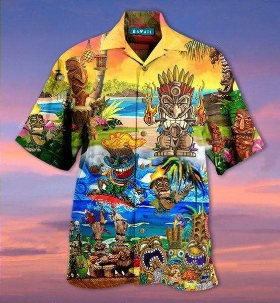 Hawaii Aloha Shirts Tiki Funny Ha106129