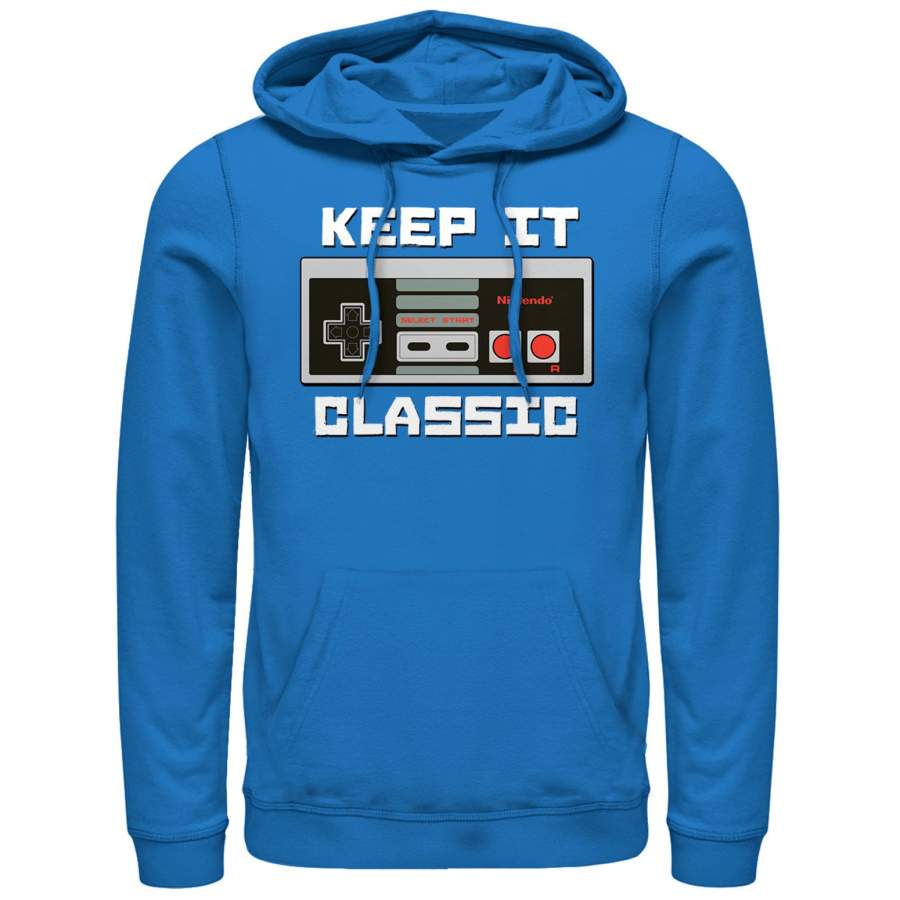 Nintendo Men’s NES Classic Controller  Lightweight Hoodie