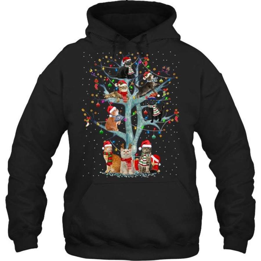 Cat Tree Christmas 2 Hoodie