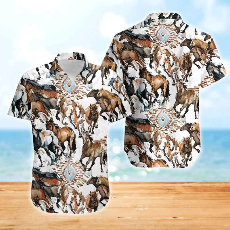 Horse Hawaii Shirt Unisex Adult Ha101838