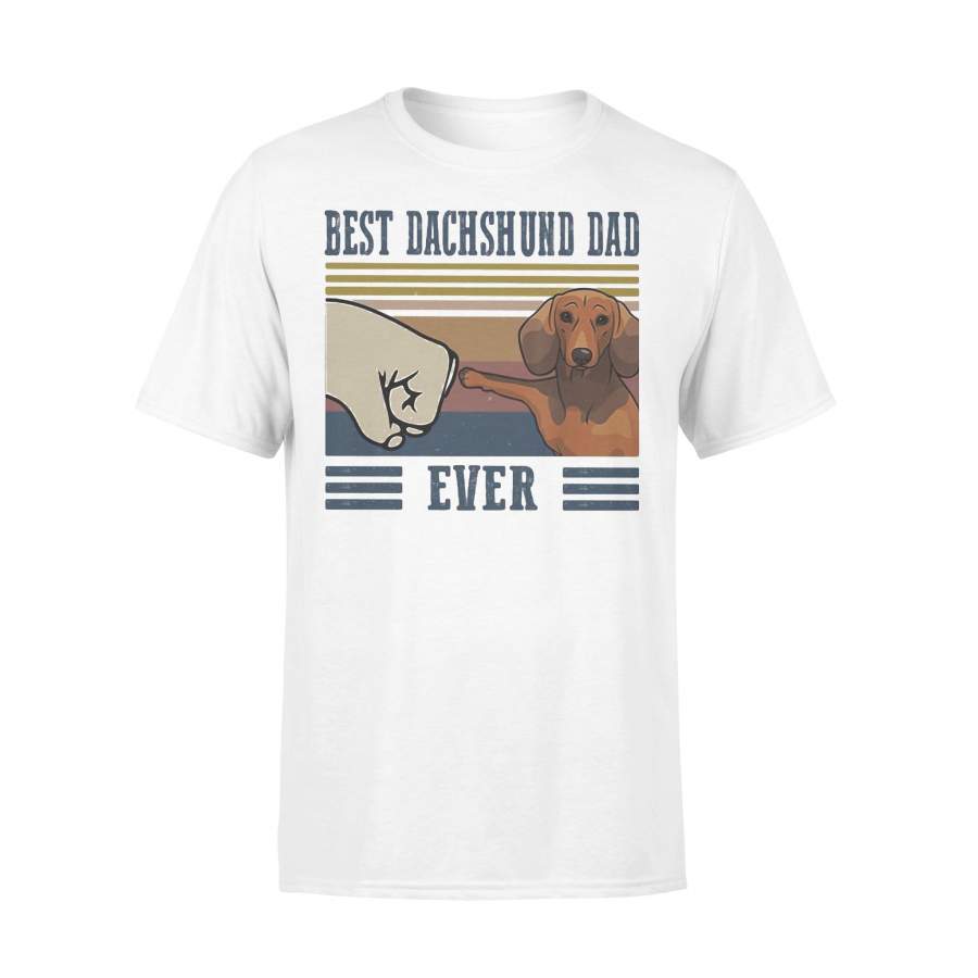 Best Dachshund Dad Ever Vintage T-shirt