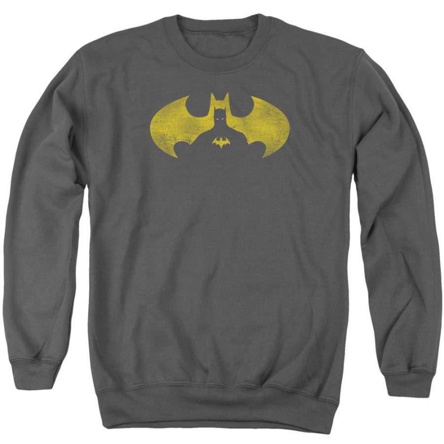 Batman – Bat Symbol Knockout Adult Crewneck Sweatshirt