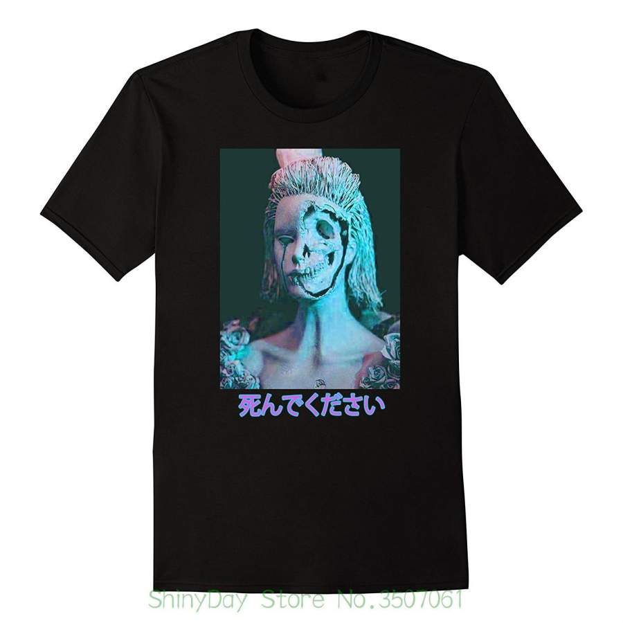 13.87 Style Short Sleeve Print Tee Shirt Death Portrait Aesthetic