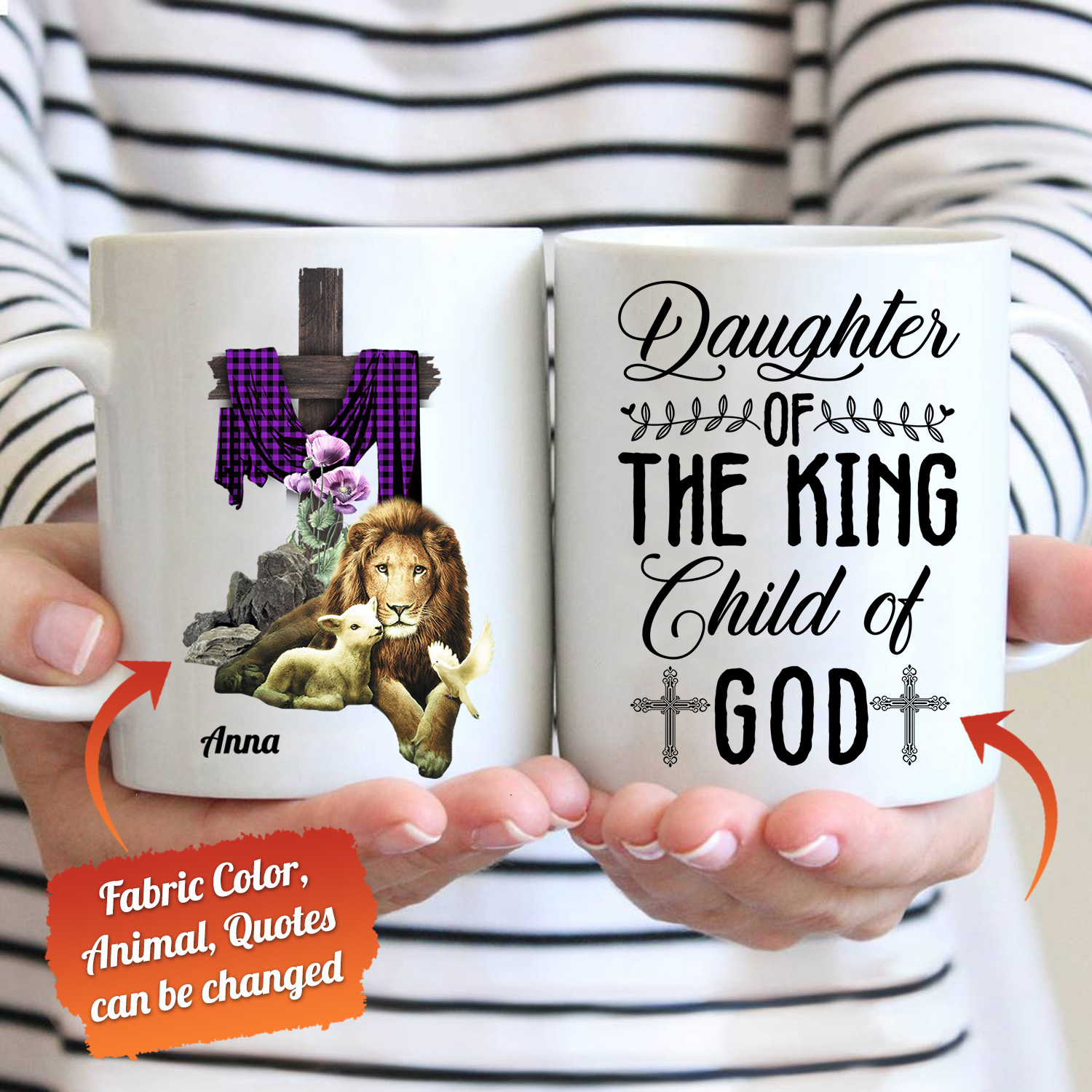 Awesome Family Gift – God – Lion – Way Maker Miracle Worker Promise Keeper Light In The Darkness My God That Is Who You Are Personalized Mug