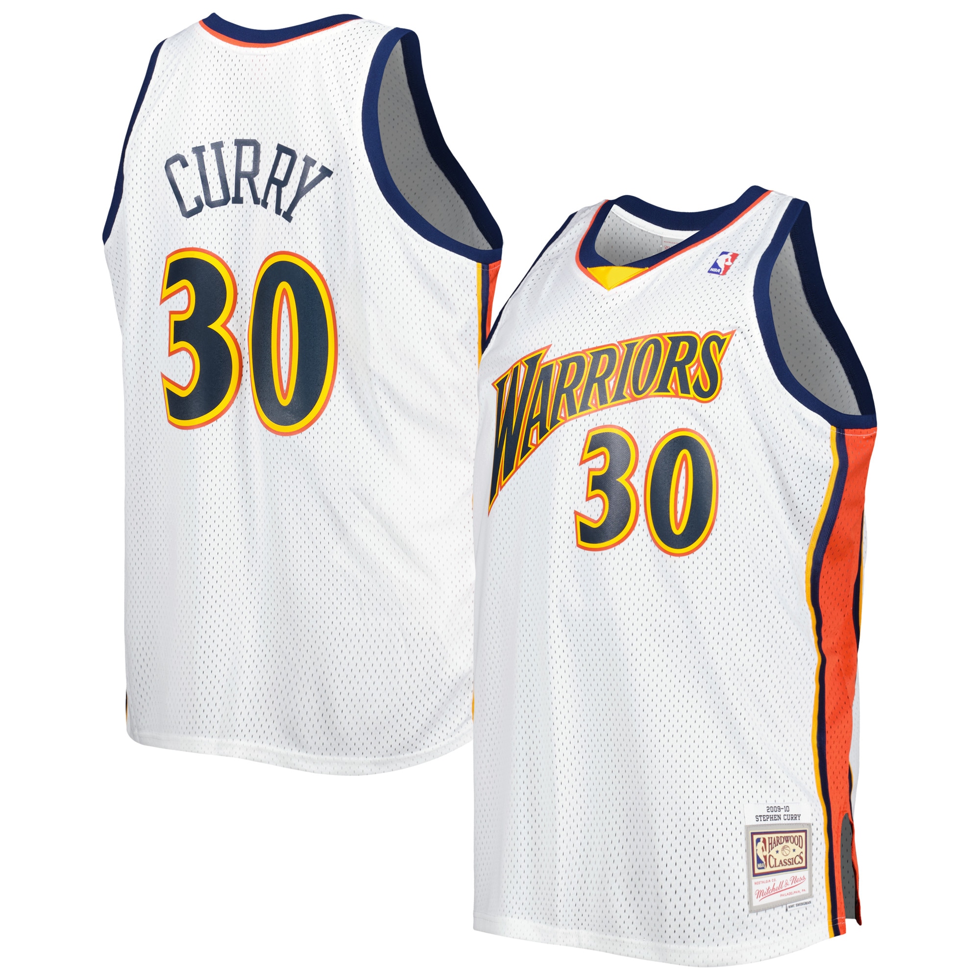 Stephen Curry Golden State Warriors Mitchell & Ness Big & Tall Hardwood Classics 2008/09 Swingman Jersey – White