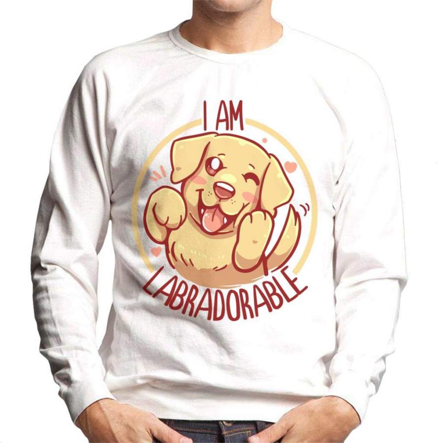 Im Labradorable Cute Dog Men’s Sweatshirt