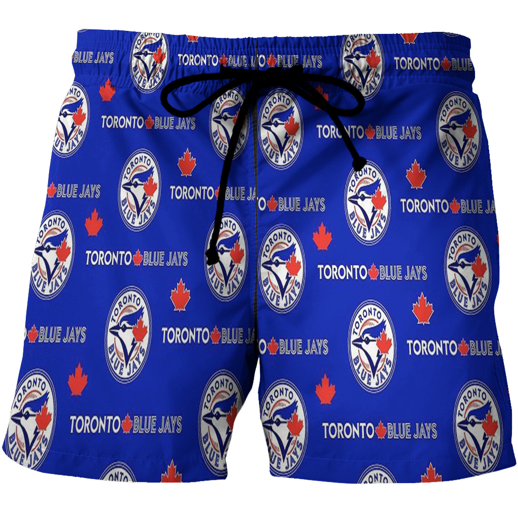 Toronto Blue Jays4 3D All Over Print Summer Beach Hawaiian Short