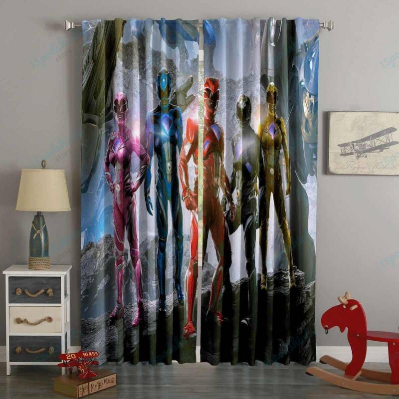 3D Printed Power Rangers Style Custom Living Room Curtains