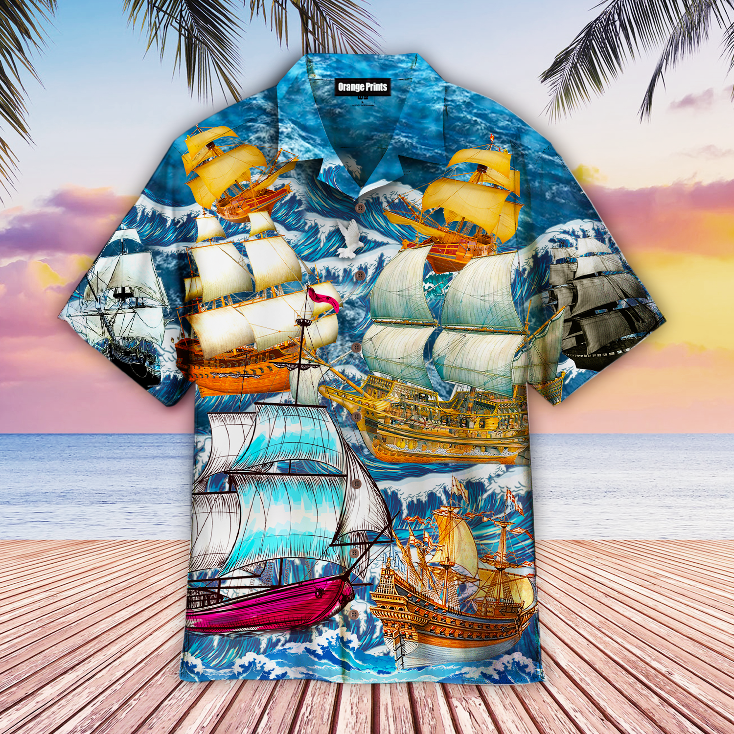 Sailing Boat Aloha Hawaii Shirts For Men Women Ha78019