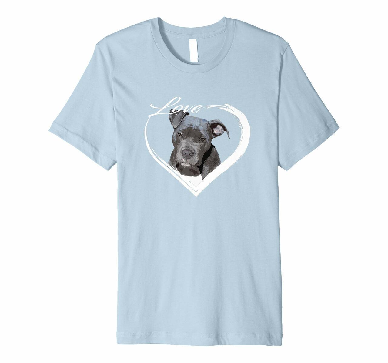 Love Pitbull Pittie Puppy Dog Lover Premium T-Shirt